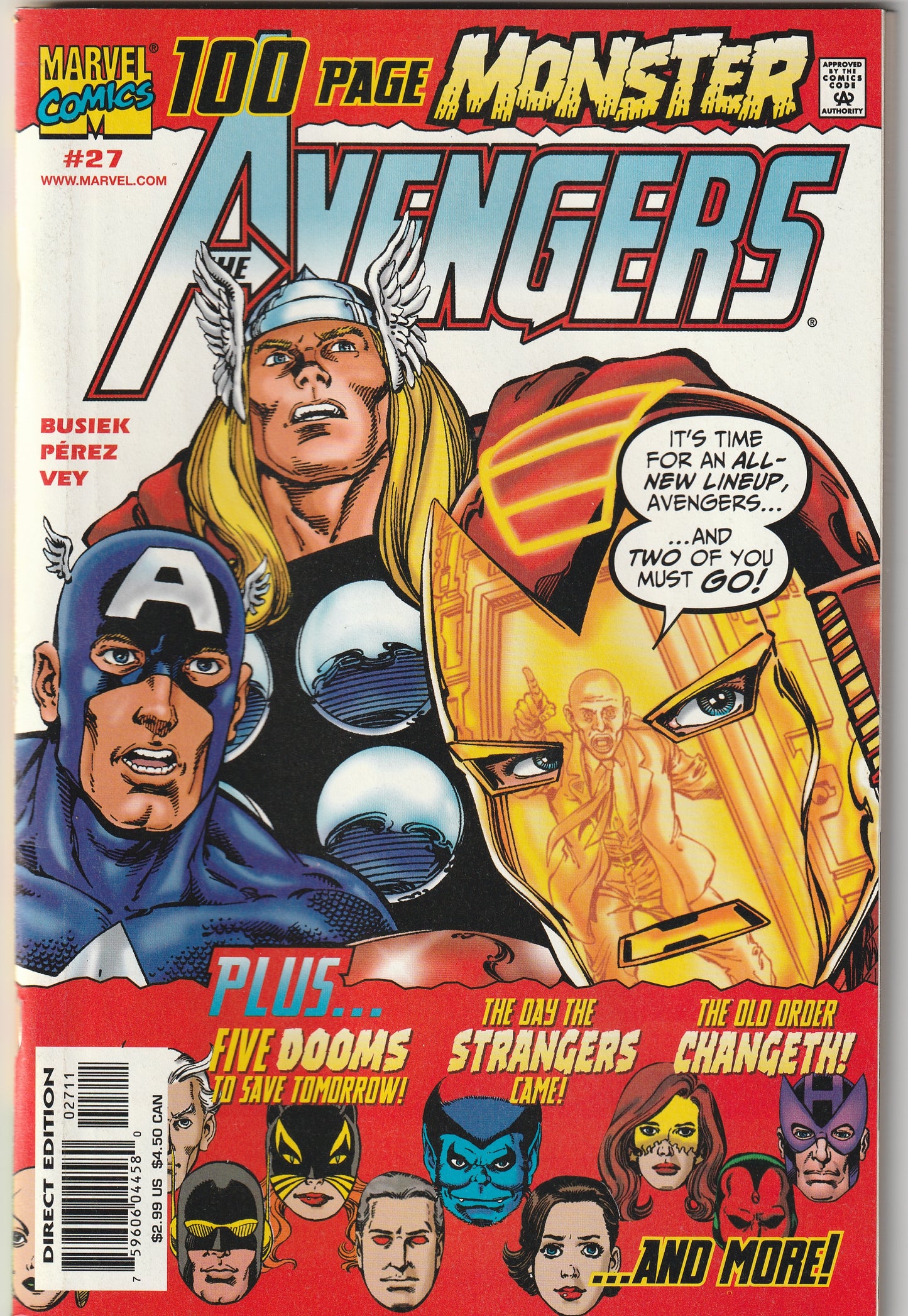 Avengers (Vol 3) #27 (2000) - 100 Pages!  Triathlon joins Avengers team