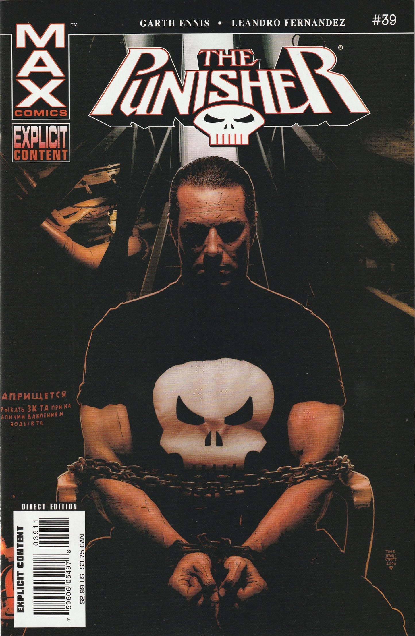 The Punisher #39 (MAX, 2006) - Garth Ennis