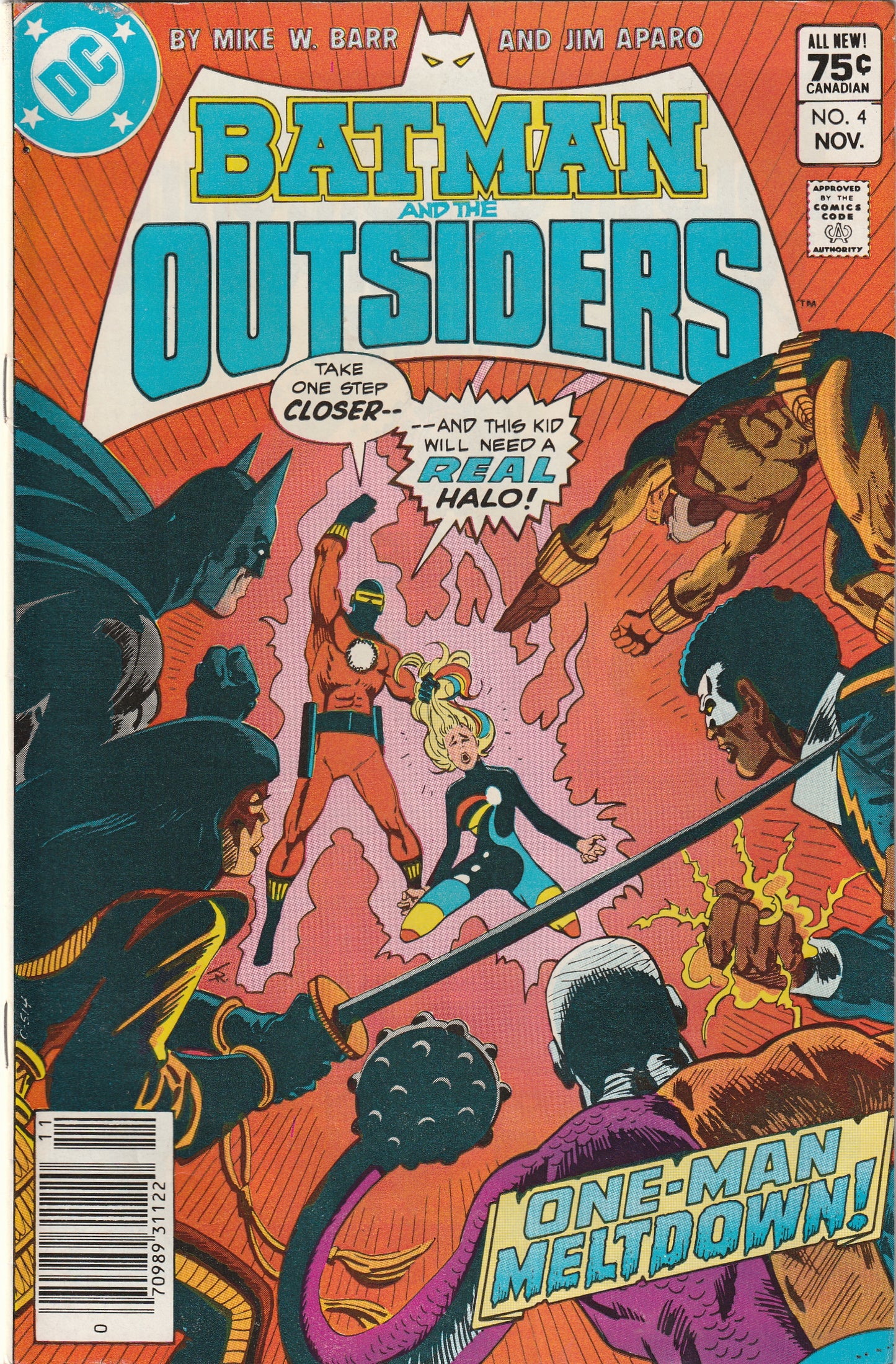 Batman And The Outsiders #4 (1983) - Canadian Price Variant