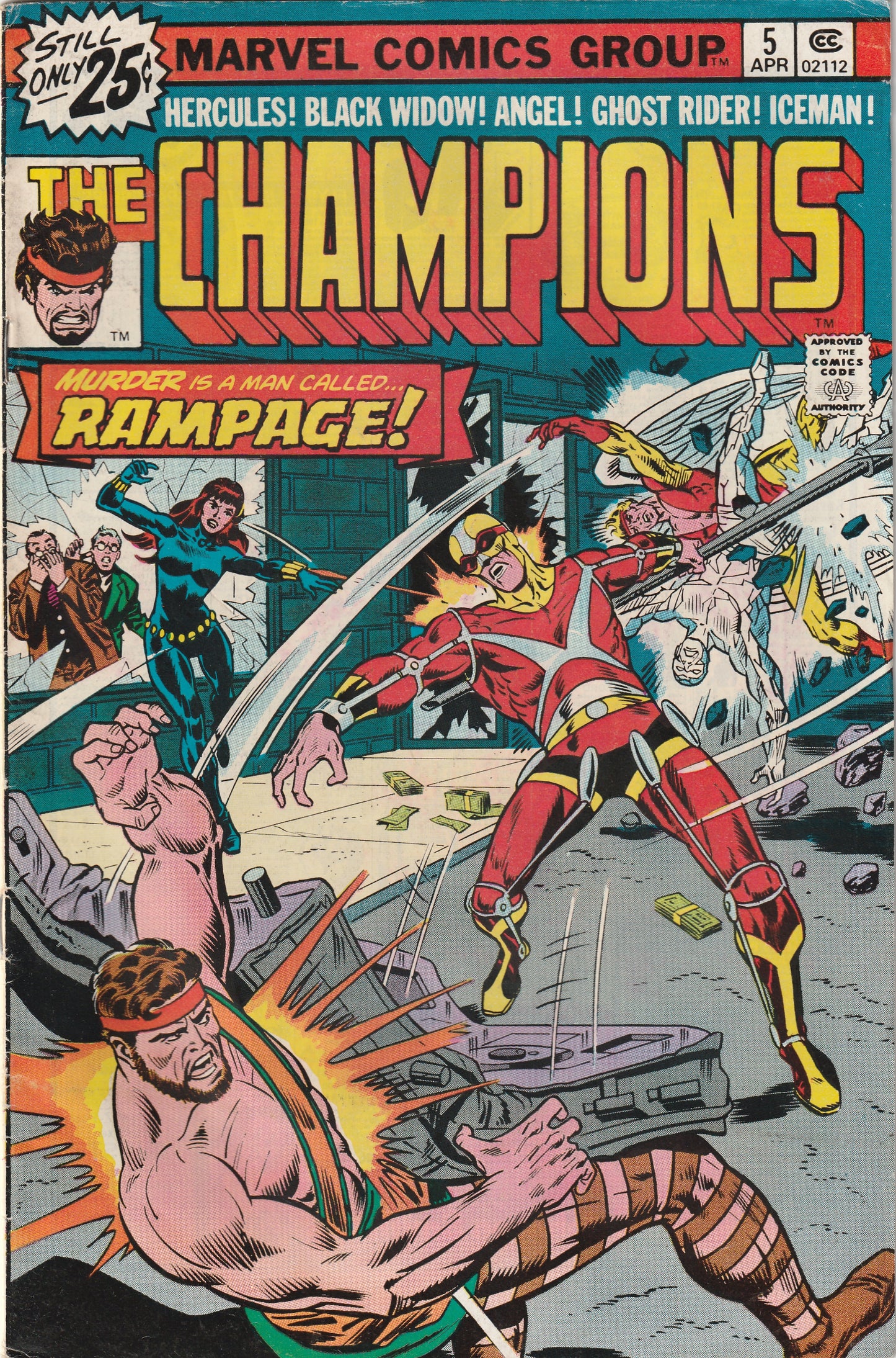 Champions #5 (1976) - 1st Appearance of Rampage (Stuart Clarke)