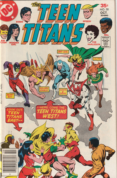 Teen Titans #50 (1977) - 1st Titans West; Revival Bat-Girl