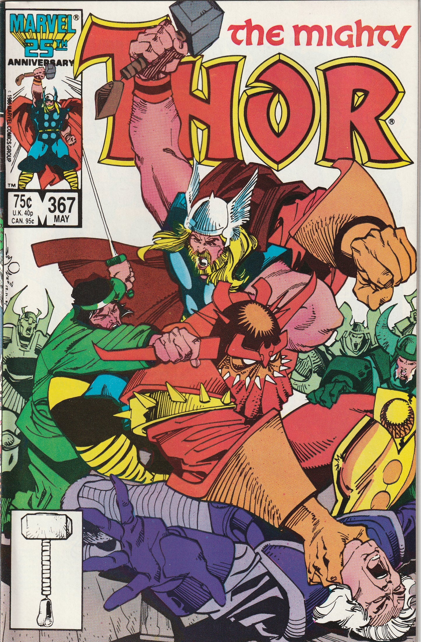 Mighty Thor #367 (1986) - Malekith appearance