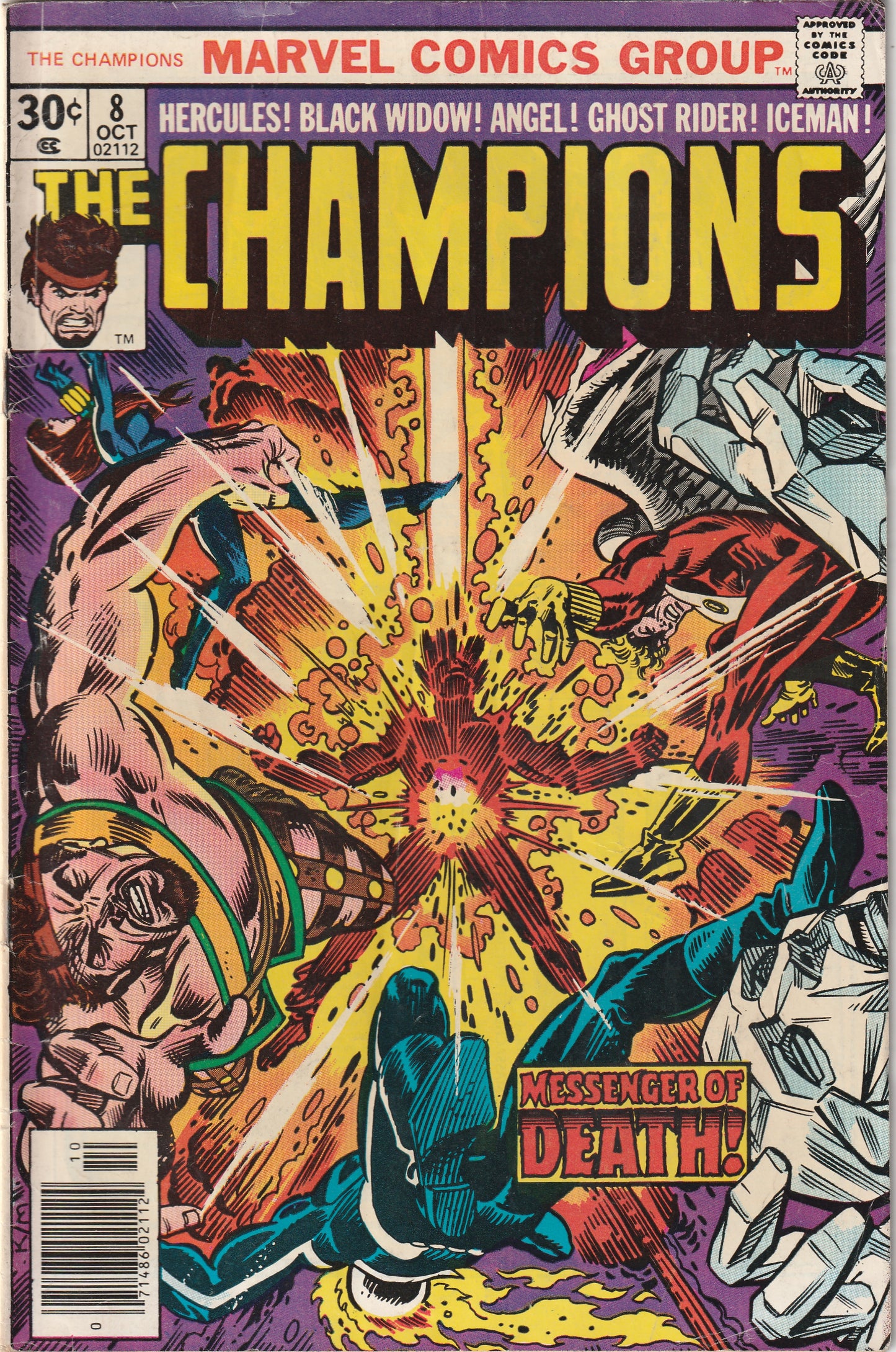 Champions #8 (1976) - Titanium Man, Crimson Dynamo & The Griffin Appearance