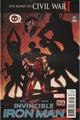 Invincible Iron Man #8 (2016) - 2nd Print Mike Deodato Variant Cover