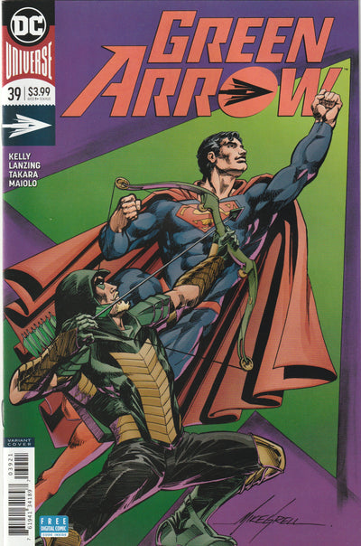 Green Arrow #39 (2018) - Mike Grell Variant Cover