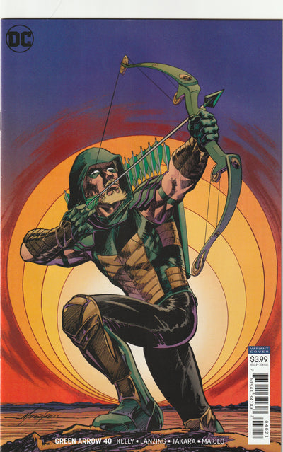 Green Arrow #40 (2018) - Mike Grell Variant Cover