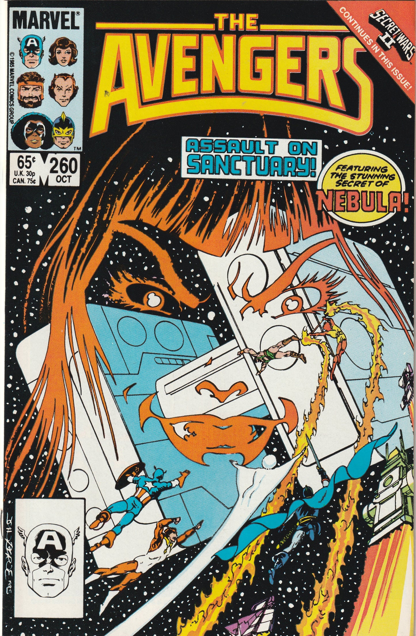 Avengers #260 (1985) -  Origin of Nebula