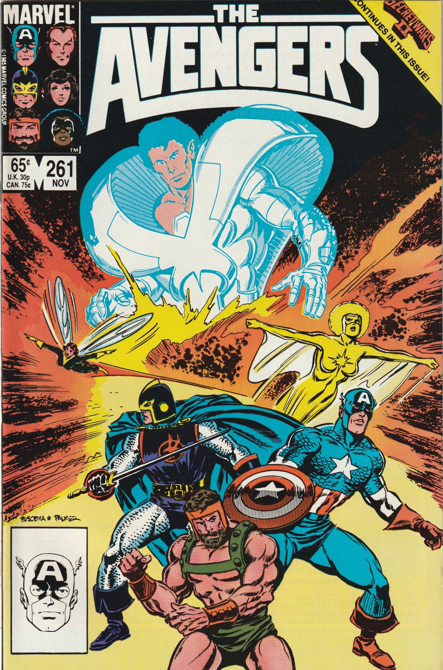 Avengers #261 (1985) -  Starfox leaves Avengers team