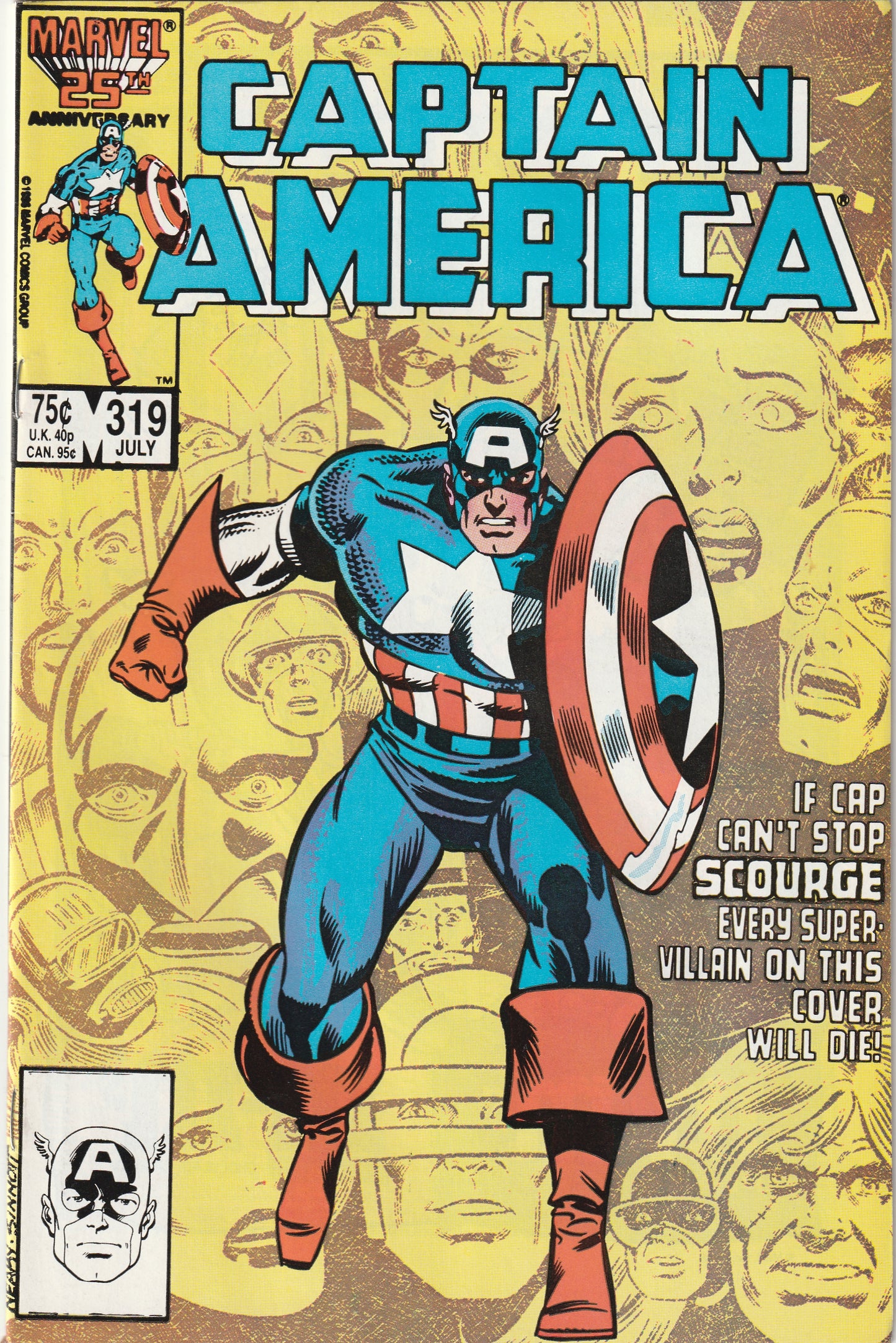 Captain America #319 (1986) - Origin of Diamondback