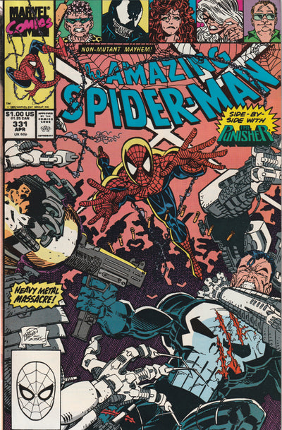 Amazing Spider-Man #331 (1990) - Punisher appearance, minor Venom appearance