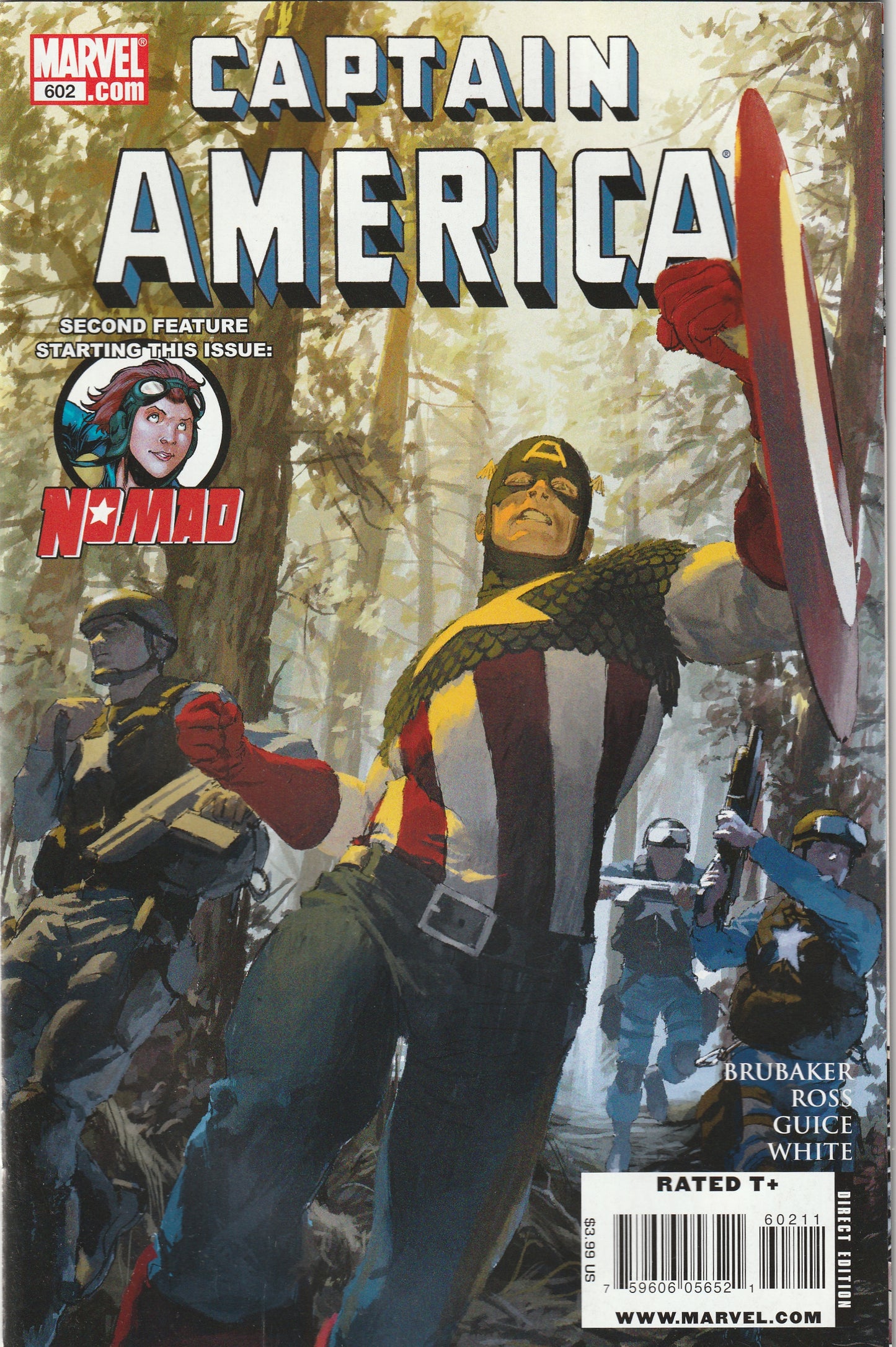 Captain America #602 (2010) - "Tea Bag The Libs" controversial issue