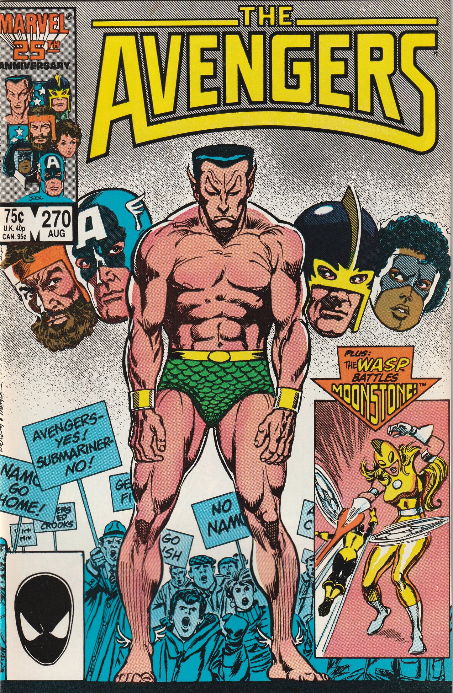 Avengers #270 (1986) - Namor Appearance