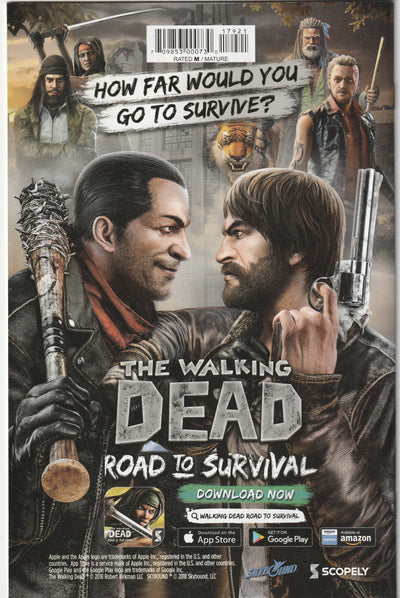 The Walking Dead #179 (2018) - Bill Sienkiewicz Variant Cover