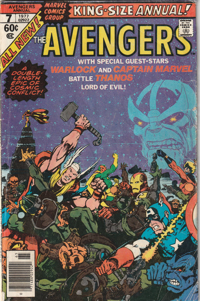 Avengers Annual #7 (1977) - Warlock dies; Thanos appearance