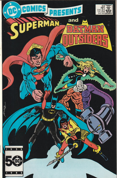 DC Comics Presents #83 (1985) - Superman and Batman and the Outsiders