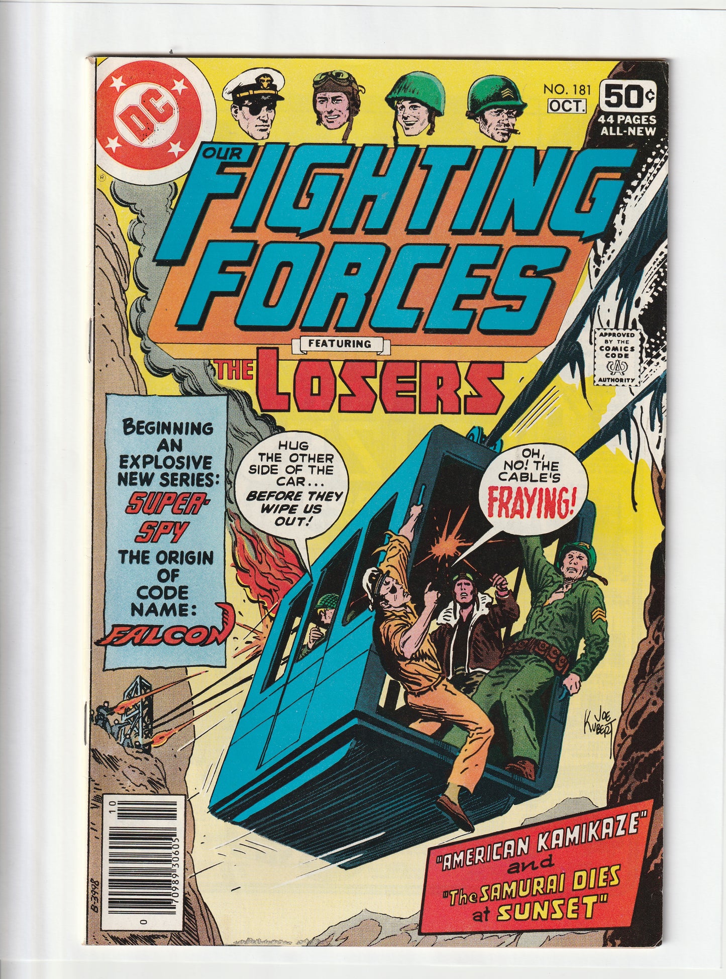 Our Fighting Forces #181 (1978) - Featuring The Losers - FINAL ISSUE