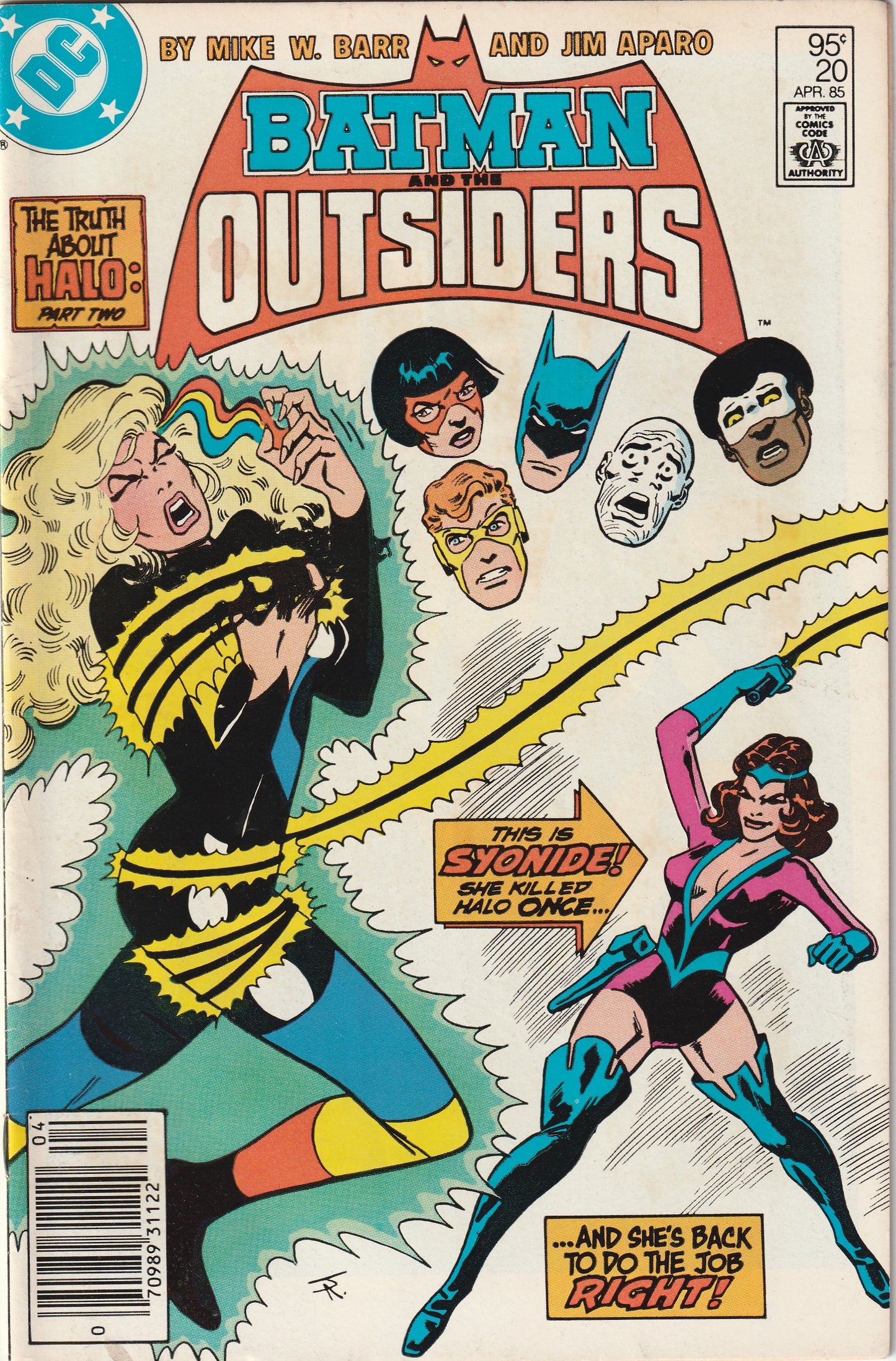 Batman And The Outsiders #20 (1985) - Canadian Price Variant
