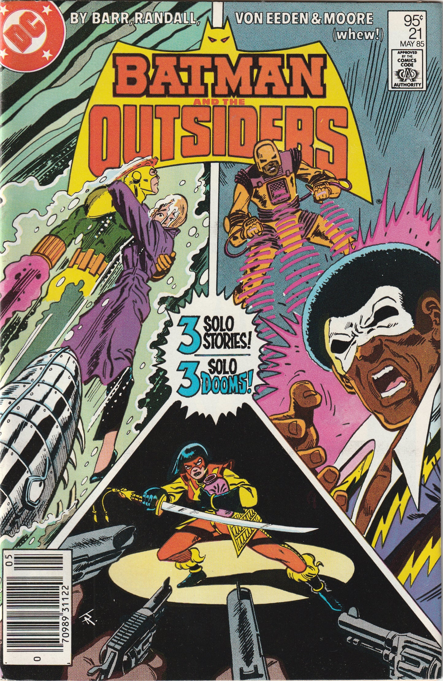Batman And The Outsiders #21 (1985) - Canadian Price Variant