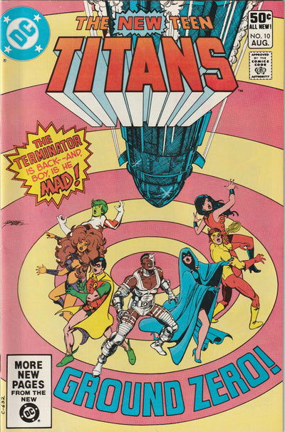 New Teen Titans #10 (1981) - 2nd Appearance of Deathstroke, George Perez cover