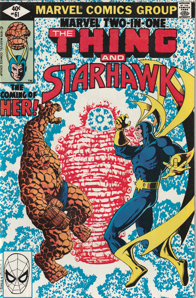 Marvel Two-in-One #61 (1980) - The Thing and Starhawk