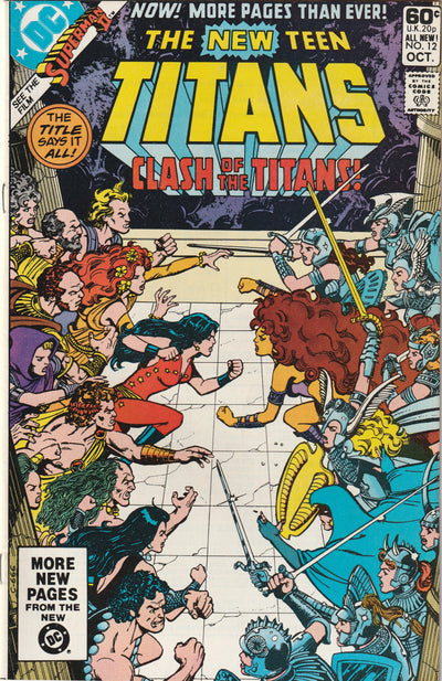 New Teen Titans #12 (1981) - George Perez cover