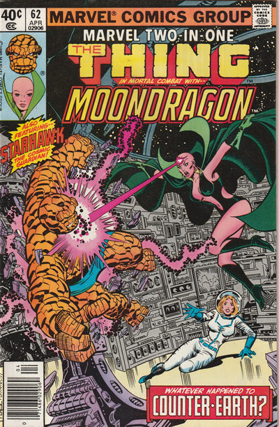 Marvel Two-in-One #62 (1980) - The Thing and Moondragon