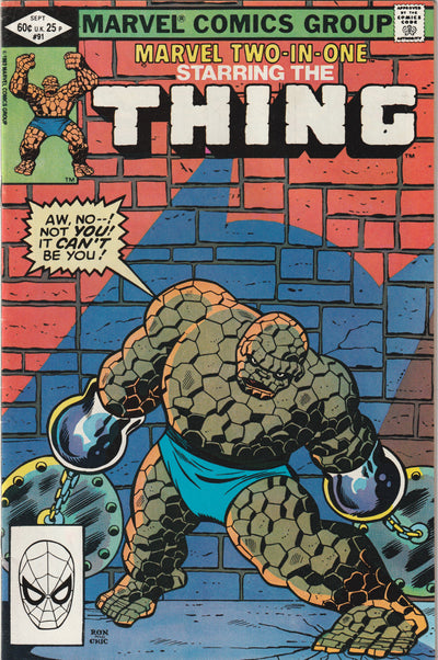 Marvel Two-in-One #91 (1982) - The Thing