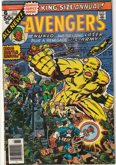 Avengers King Size Annual #6 (1976) - Kirby cover