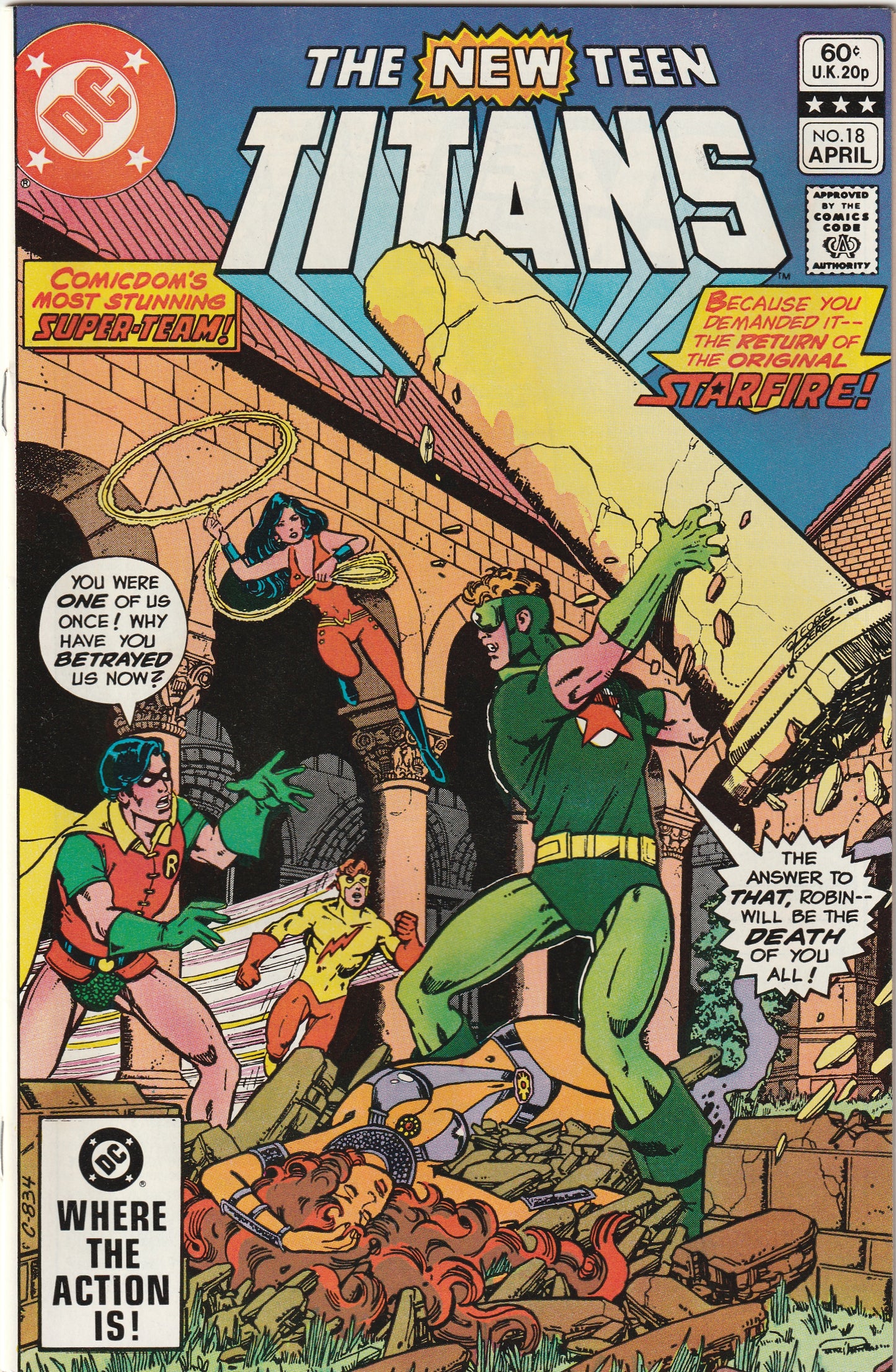 New Teen Titans #18 (1982) - Return of Starfire