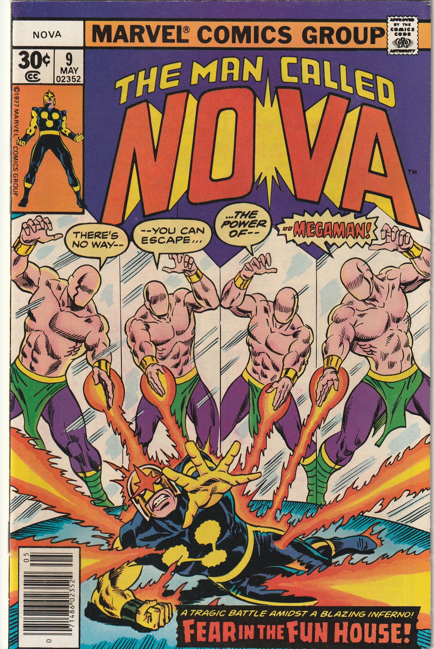 Nova #9 (1977) - Megamind appearance