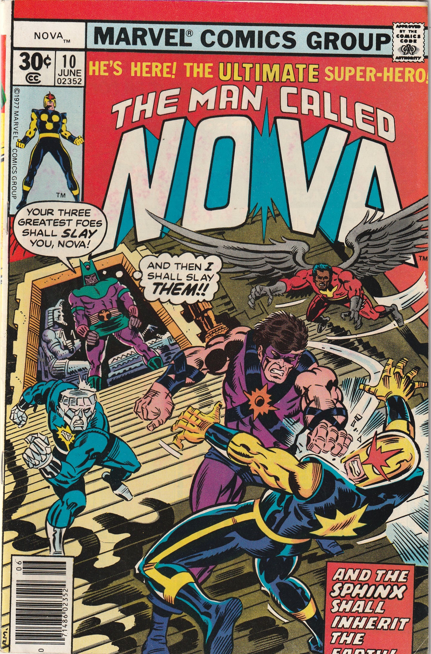 Nova #10 (1977) - 1st Appearance of Firefly (Thomas Ewing)