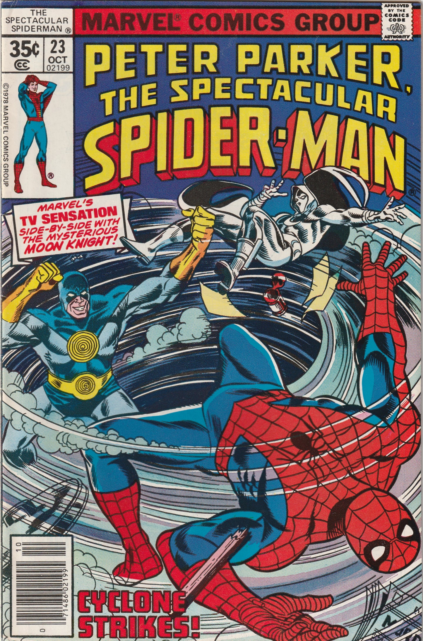Spectacular Spider-Man #23 (1978) - 1st Team-up of Spider-Man and Moon Knight