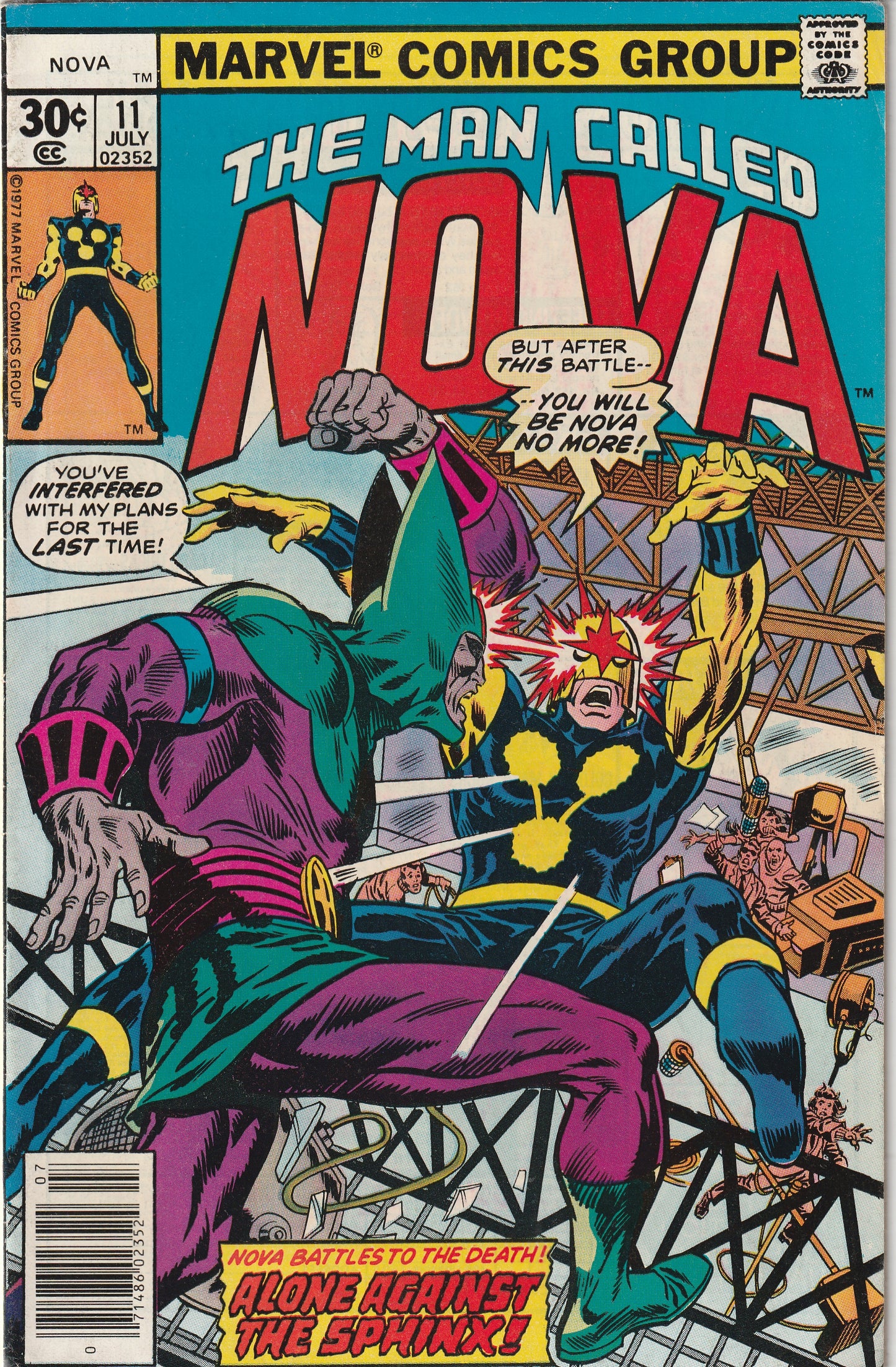 Nova #11 (1977) - The Sphinx Appearance