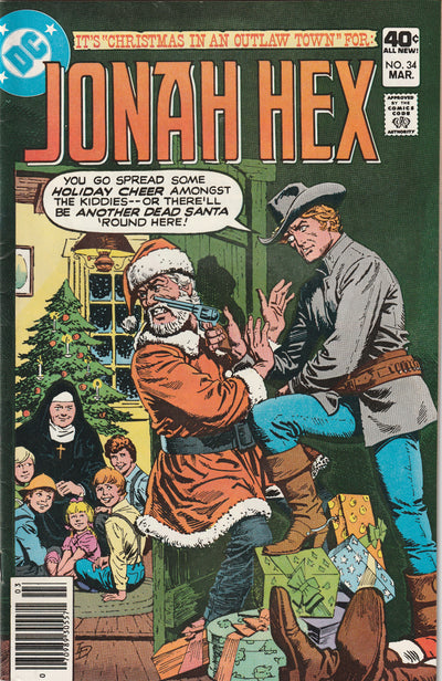 Jonah Hex #34 (1980) - Classic Christmas cover