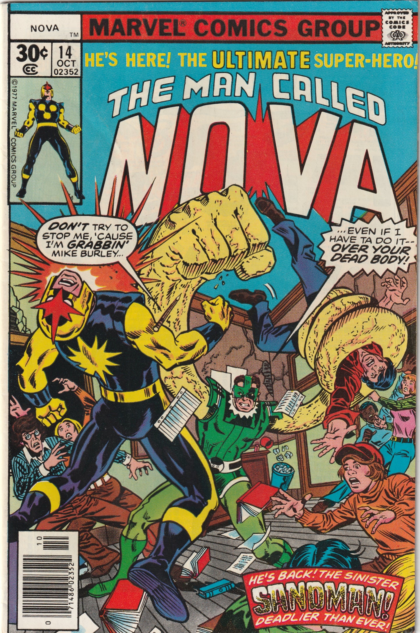 Nova #14 (1977) - vs. Sandman