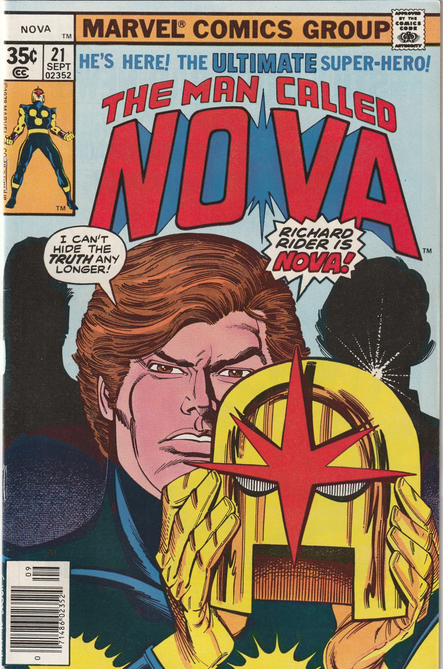 Nova #21 (1978) - Nova ID revealed