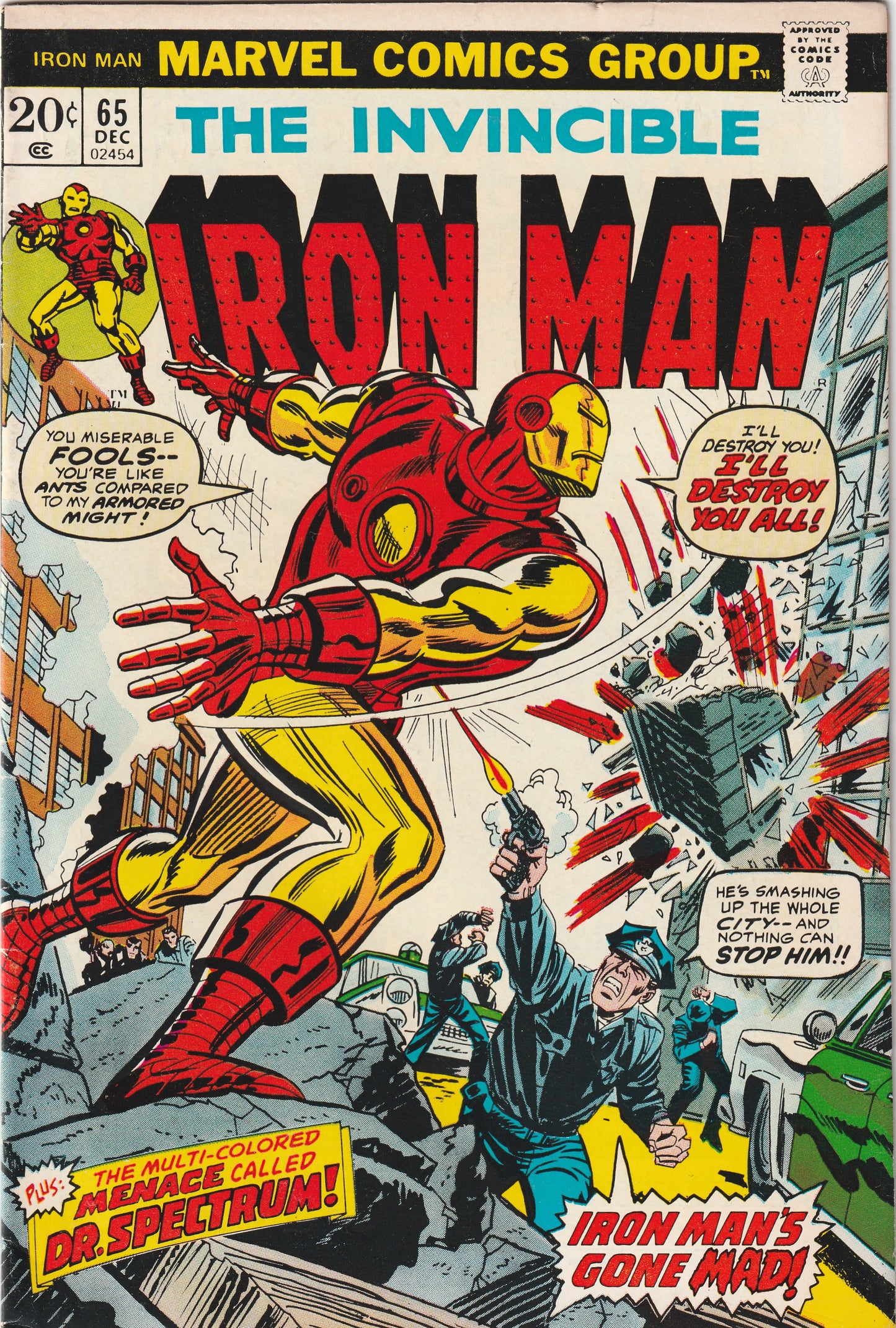 Iron Man #65 (1973) - Pepper Potts Discovers Tony Stark is Iron Man