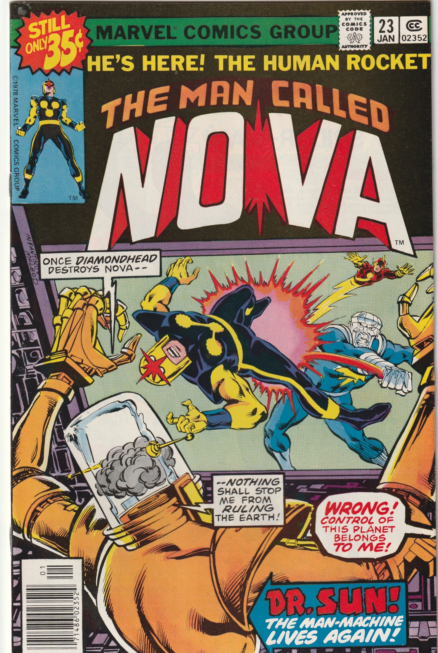 Nova #23 (1979) - Dr. Sun appearance