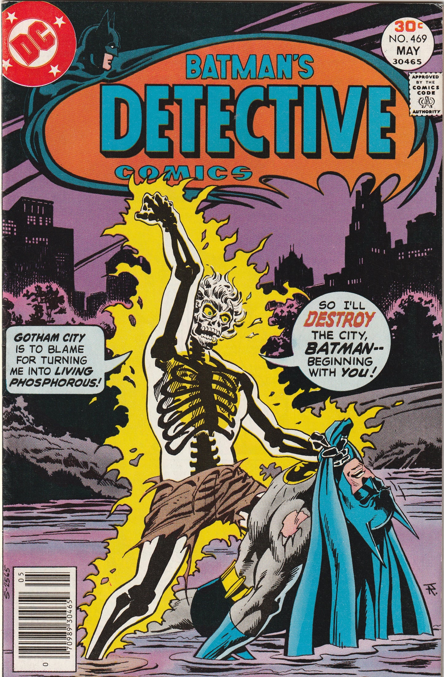 Detective Comics #469 (1977) - Intro & Origin to Dr. Phosphorous, Simonson art