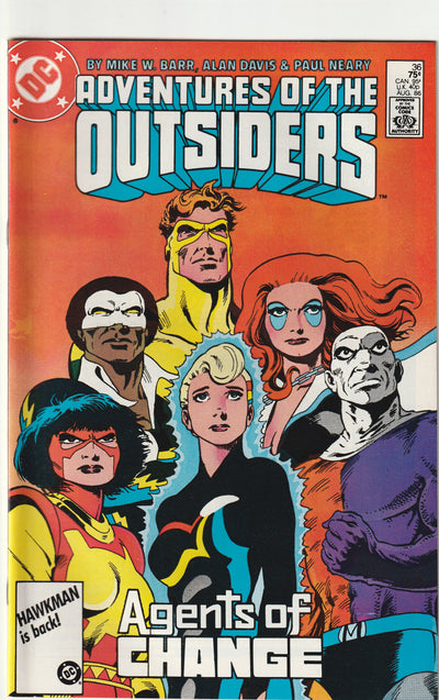 Adventures of The Outsiders #36 (1986)